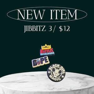 CROCS Black Girl Magic Jibbitz Charm Set